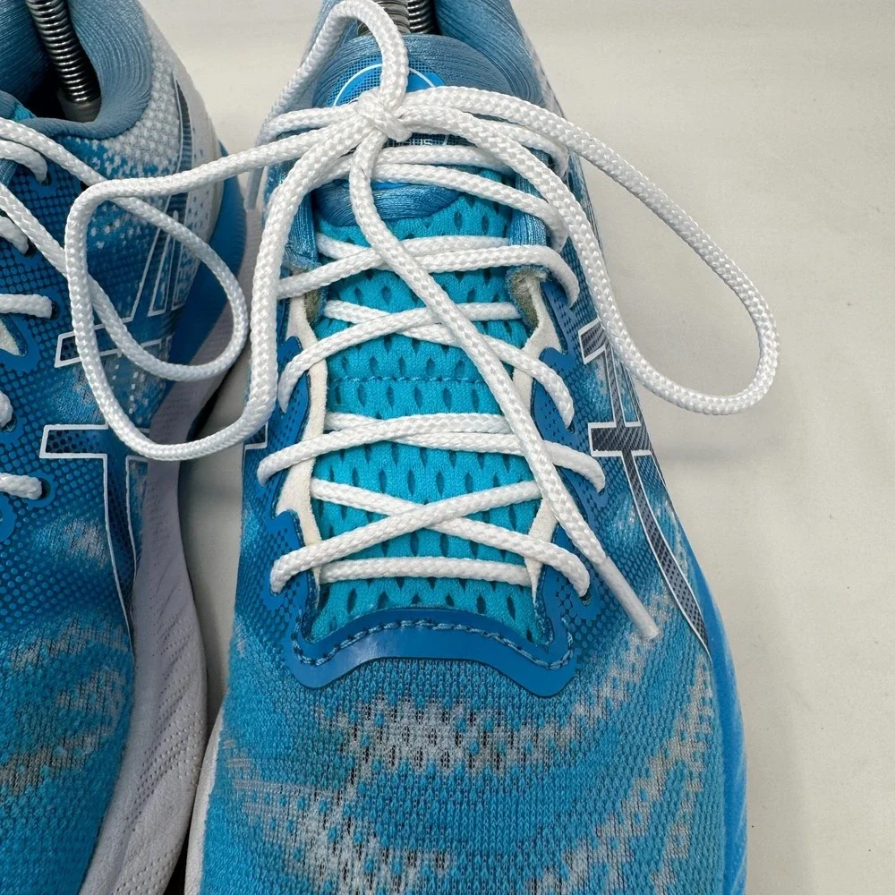 ASICS Gel Nimbus 23 'Digital Aqua' 1012A885-401 Running Shoes‎ Women's Size 8